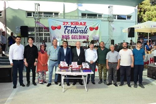Kaymakamımız Cemal Hüsnü ÇAYKARA Şehzadeler Belediyesi Tarafından Sancaklıbozköy Mahallesinde Düzenlenen 27'nci Kiraz Festivaline Katıldı